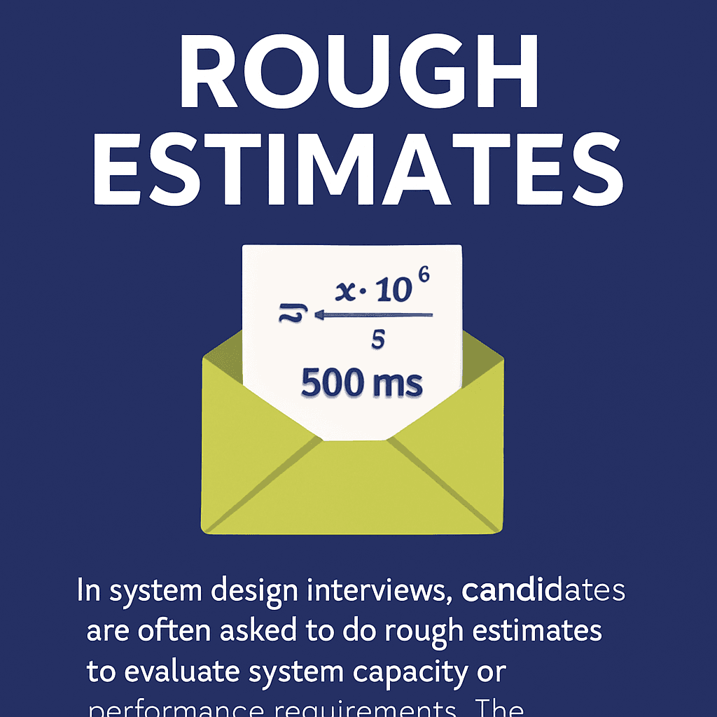 System Design Interview Ch 2 粗略估算