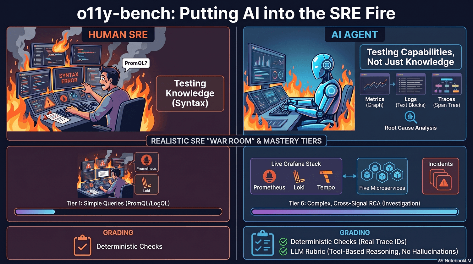 Grafana o11y-bench 深入剖析:讓 AI 真正面對 on-call 現場